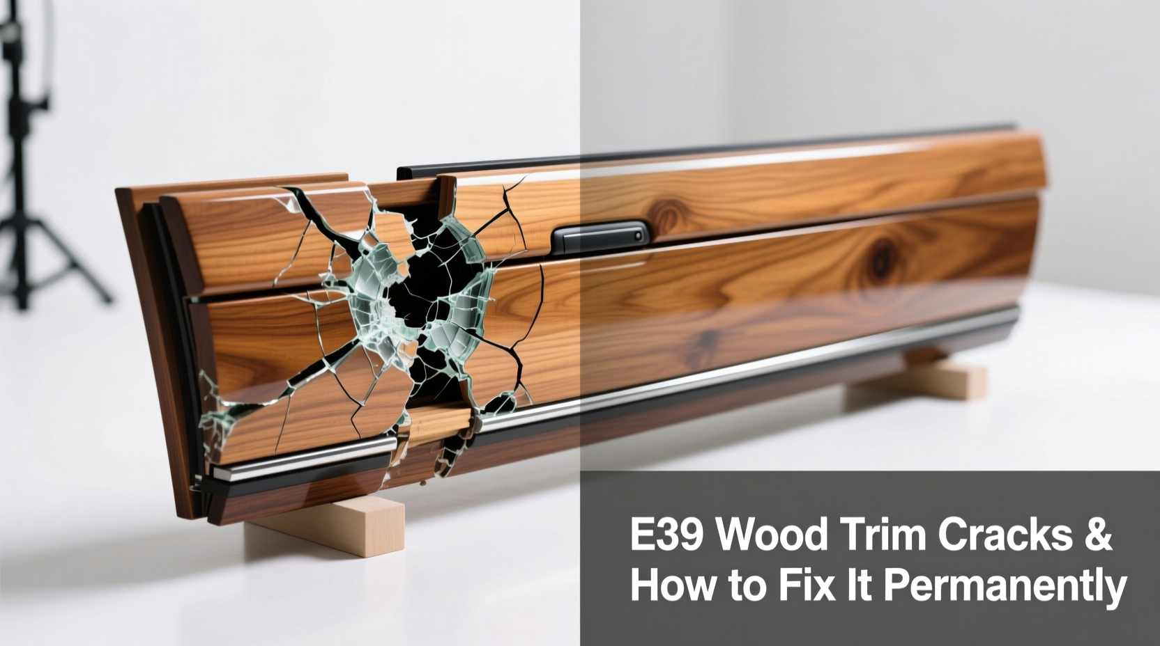 e39 wood trim cracking