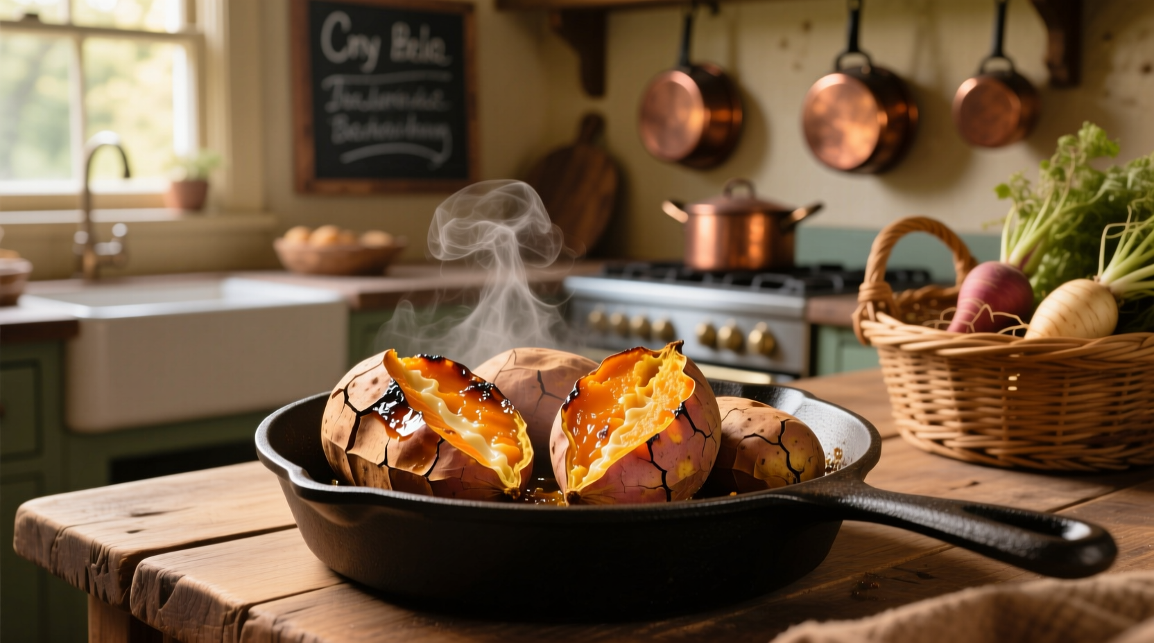 roast sweet potatoes