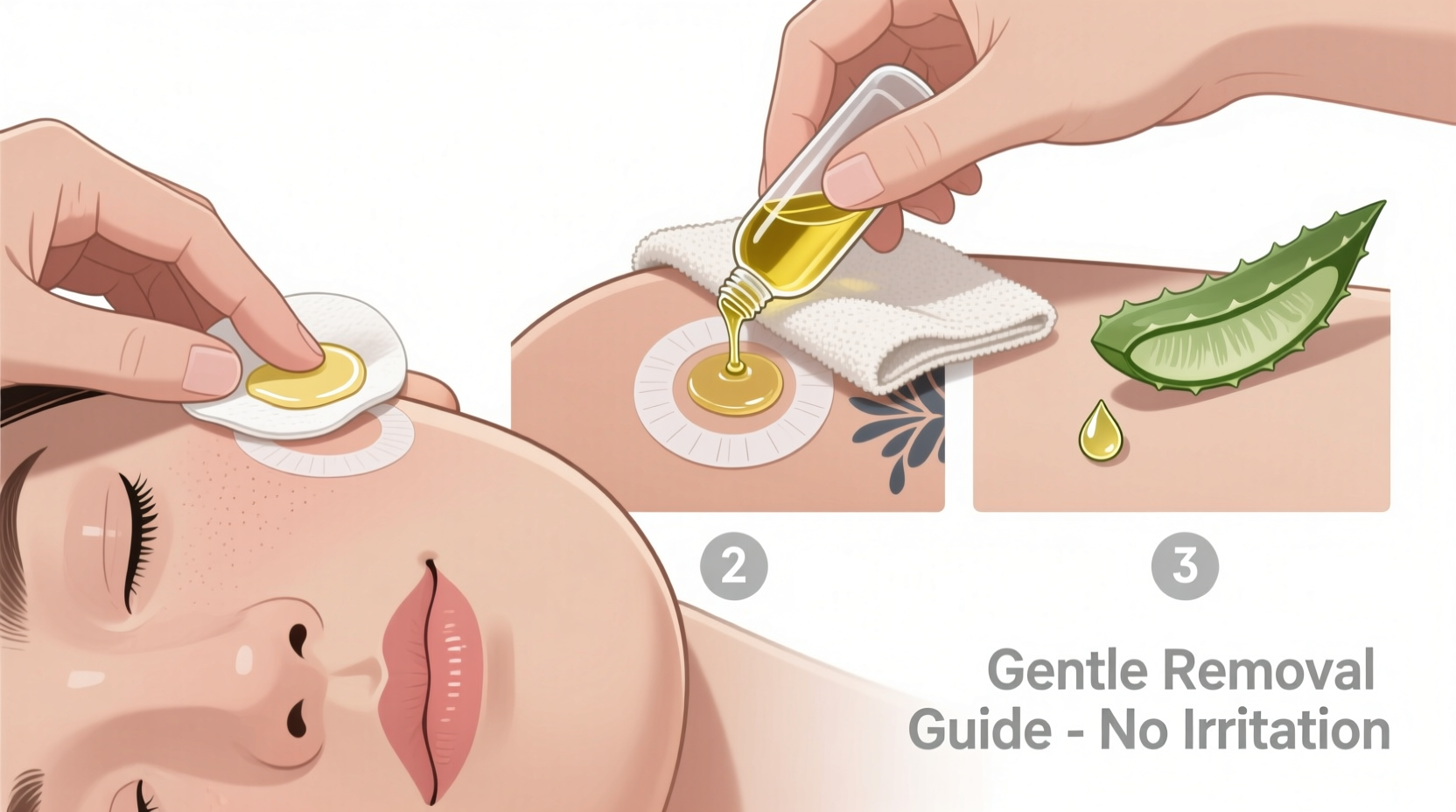 effective and gentle methods to remove temporary tattoo stickers without irritation