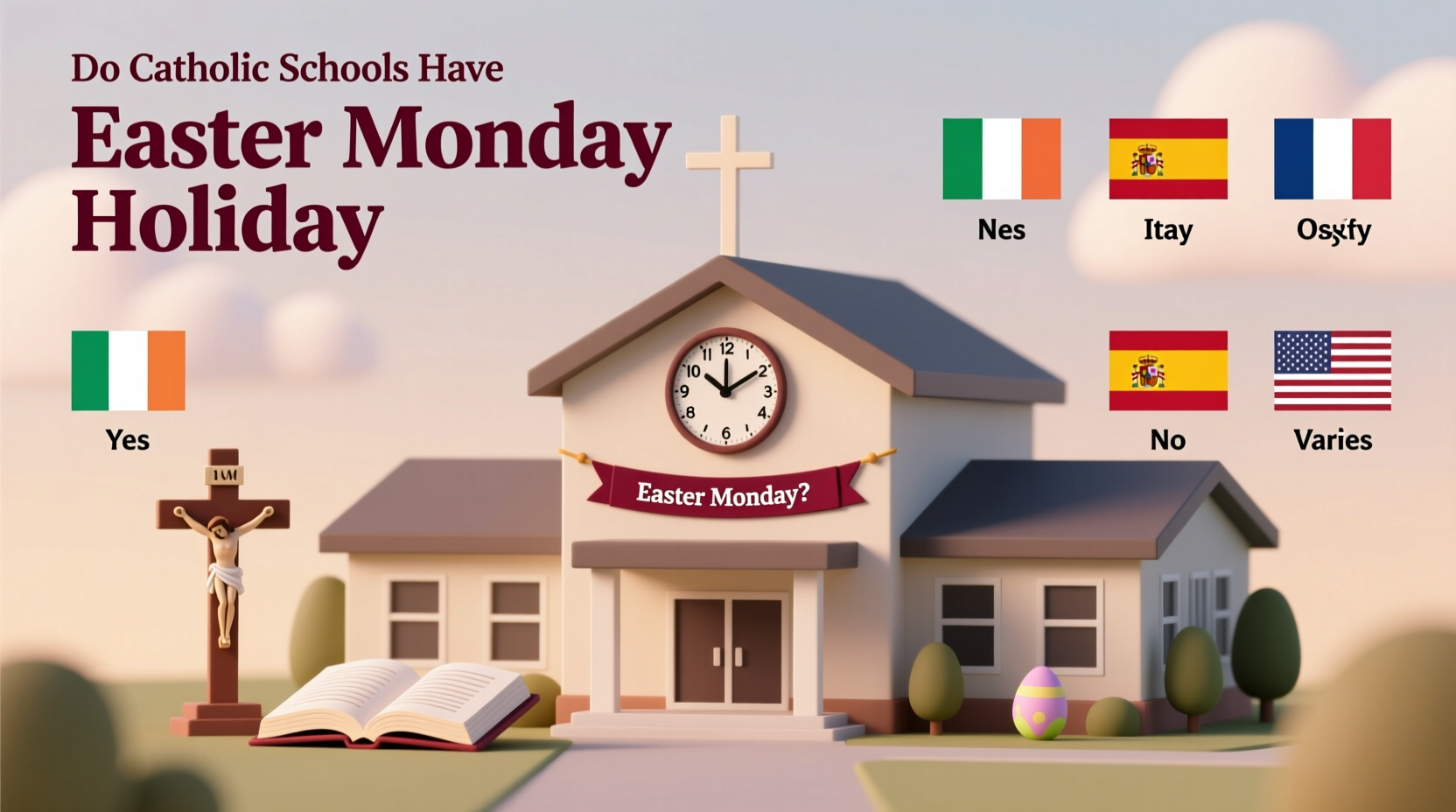 do catholic schools have easter monday off