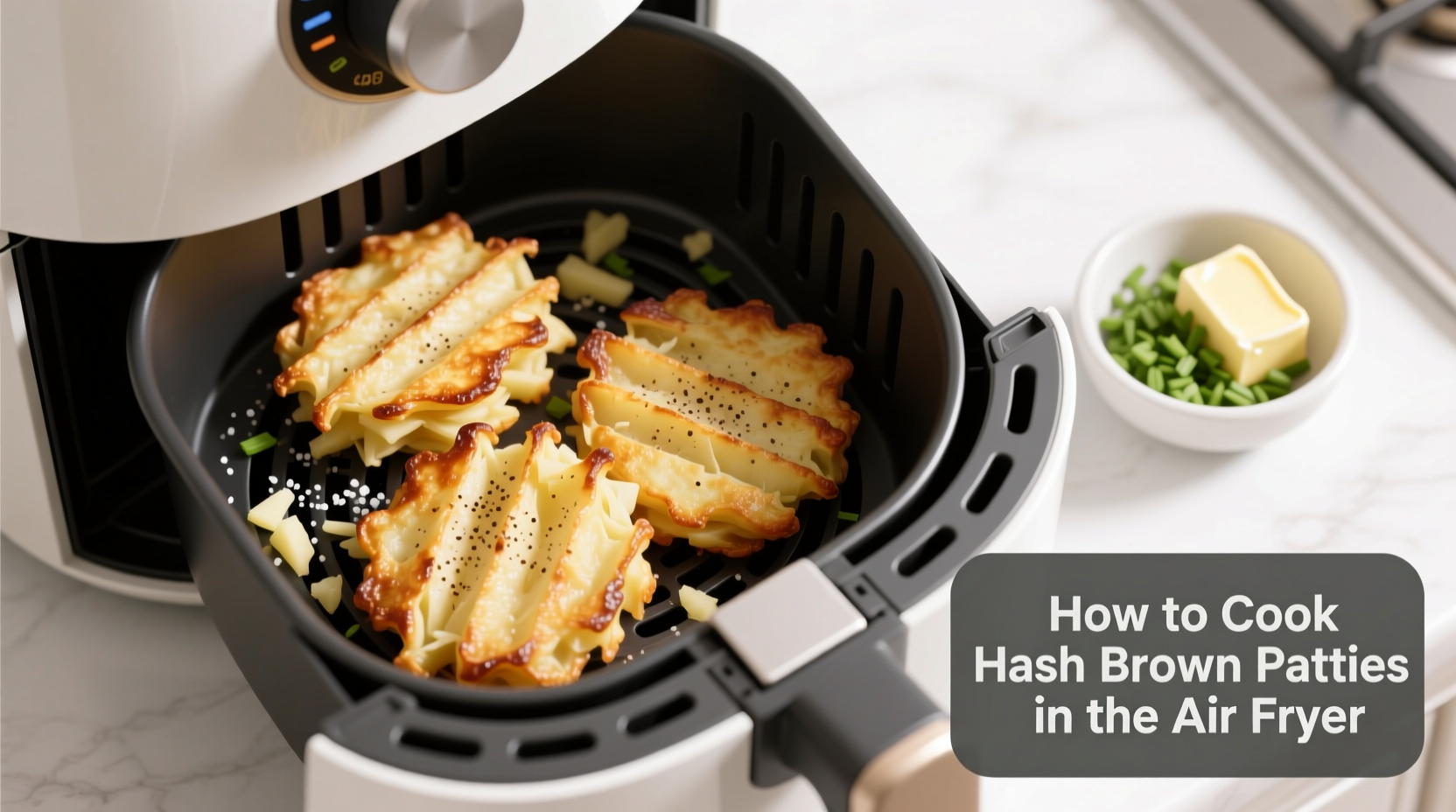 how to cook hash brown patties in the air fryer