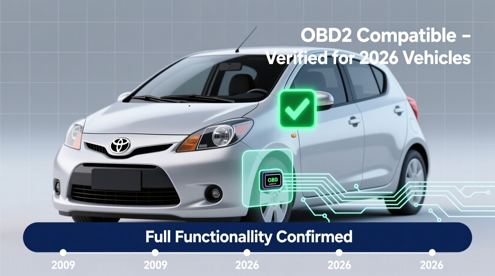yaris 2009 obd2 compatibility 2026