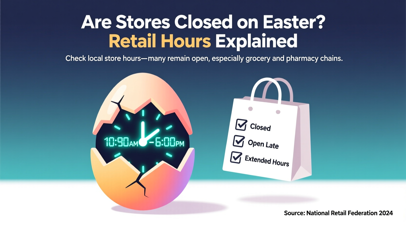 are store closed on easter