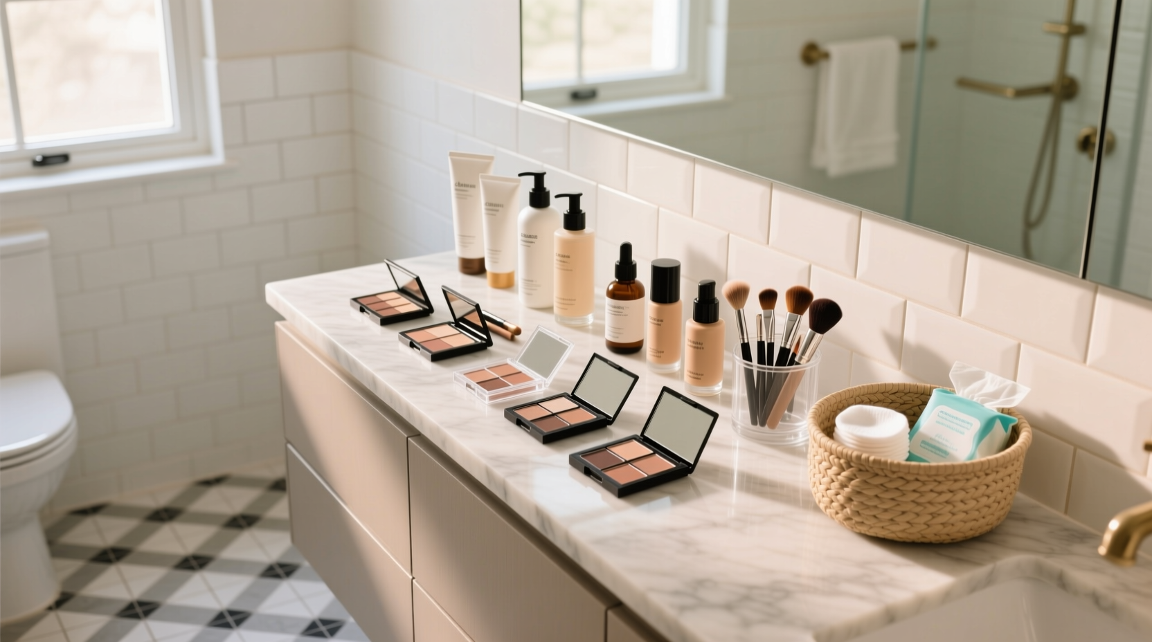 how to organize your beauty products