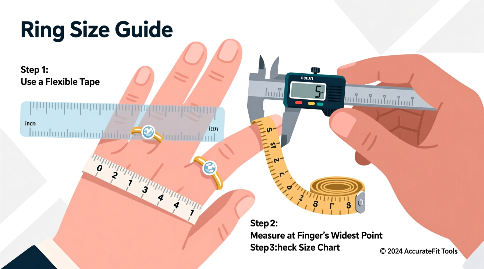 precise methods to measure your ring size for couple rings without guesswork