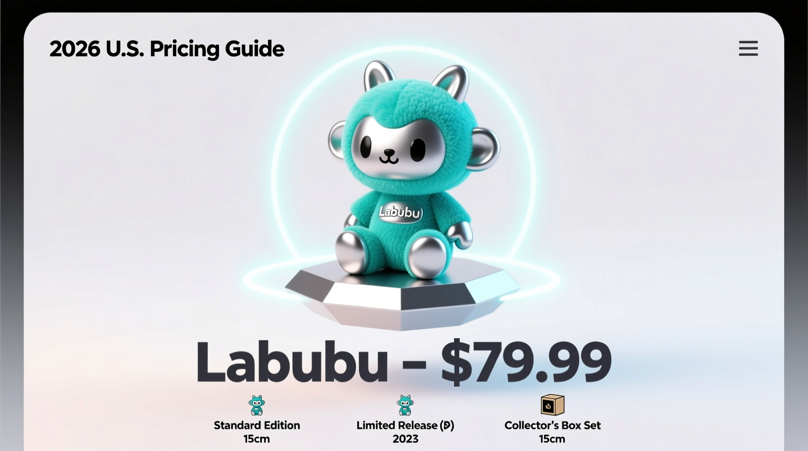 how much does a labubu cost in america
