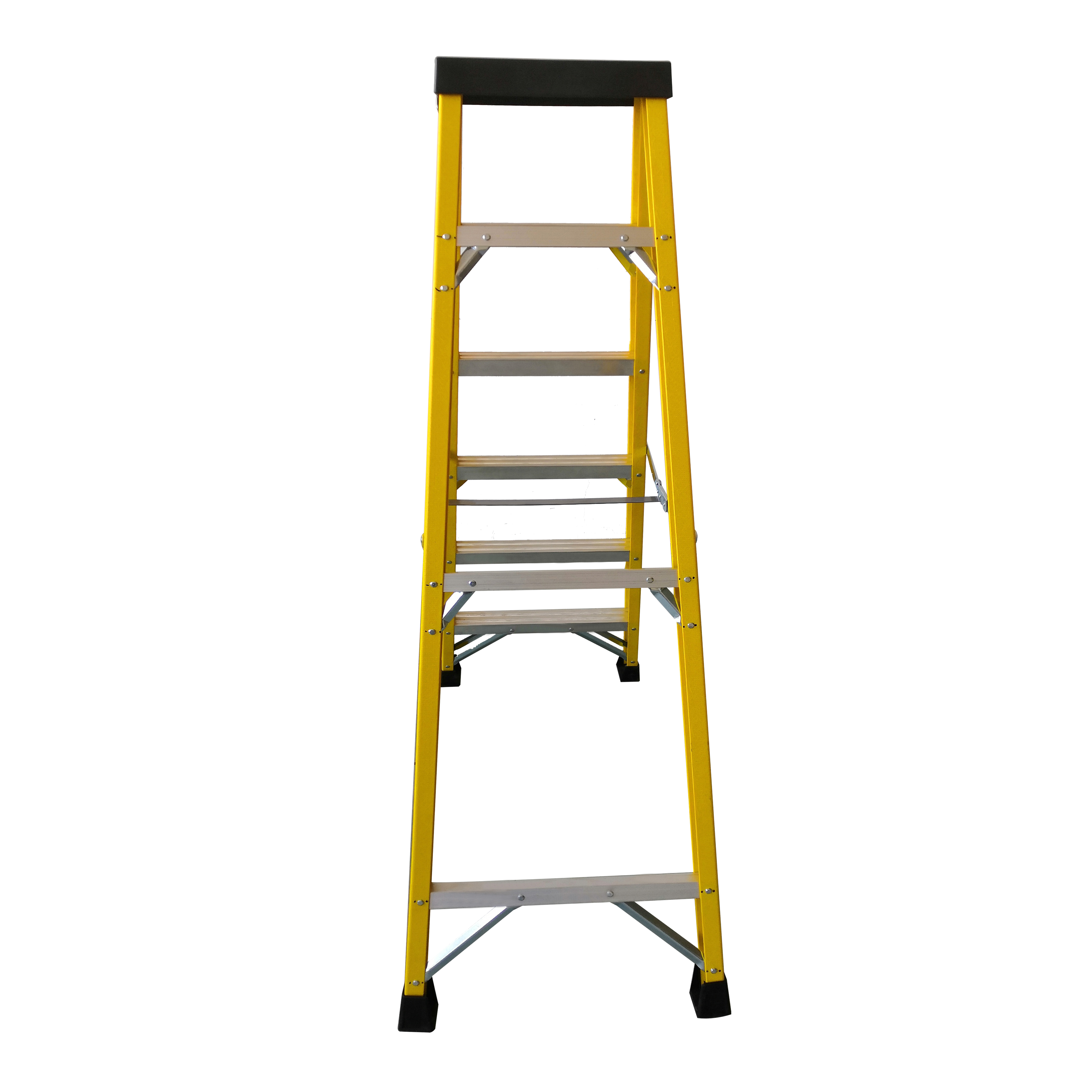Frp Material Foldable Ladder Safety Step Fiberglass Single Side Leaning