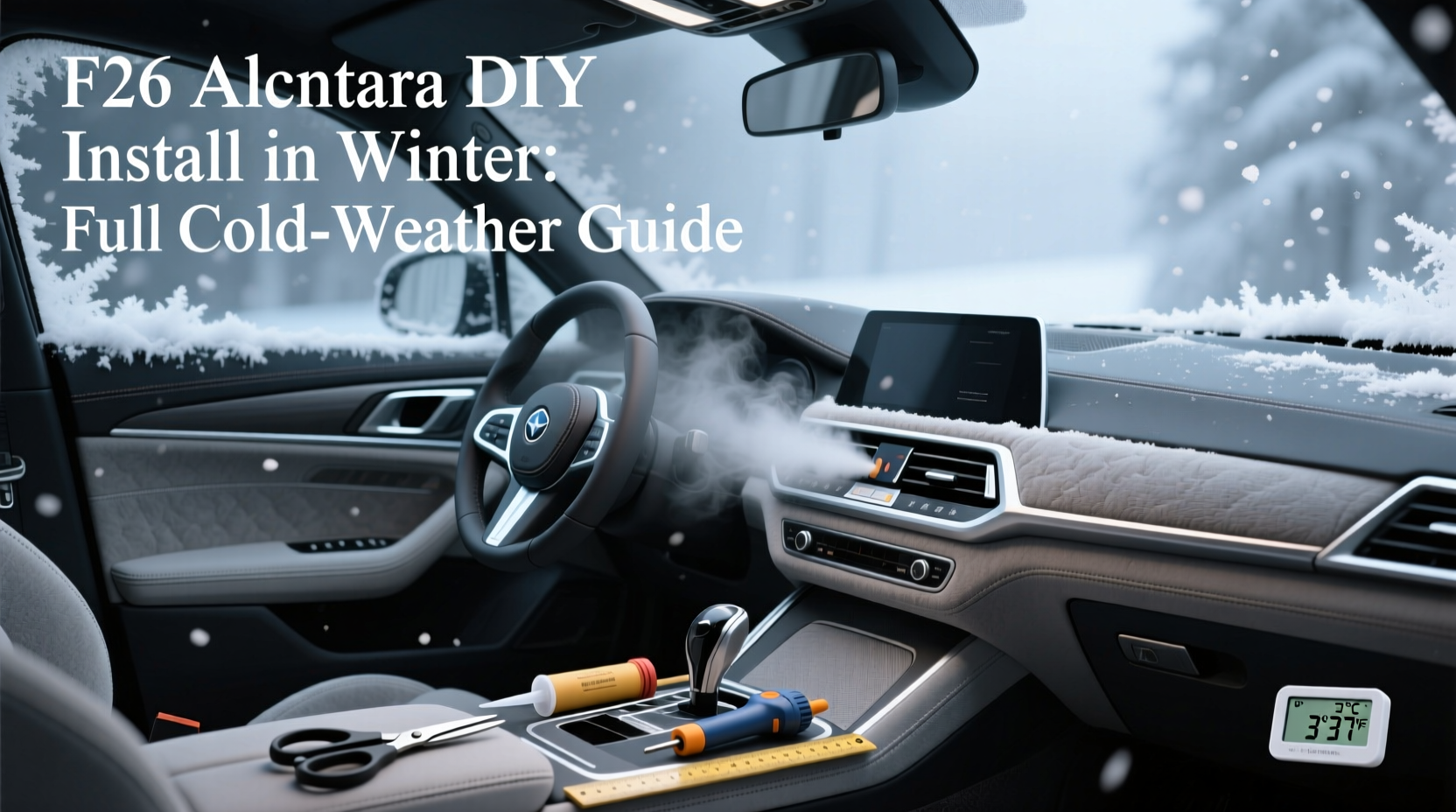 f20 alcantara diy install winter