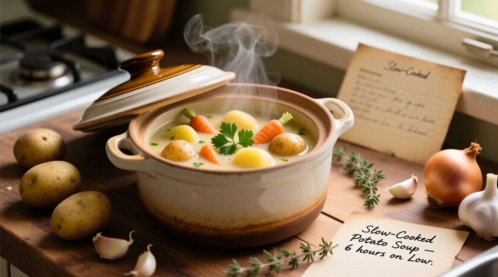 Perfect Potato Soup Crock Pot Recipe: Easy & Creamy