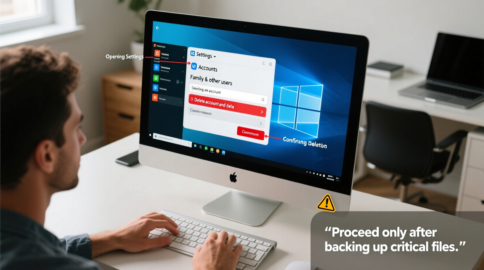step by step guide to safely delete an admin account on windows 10 without losing data