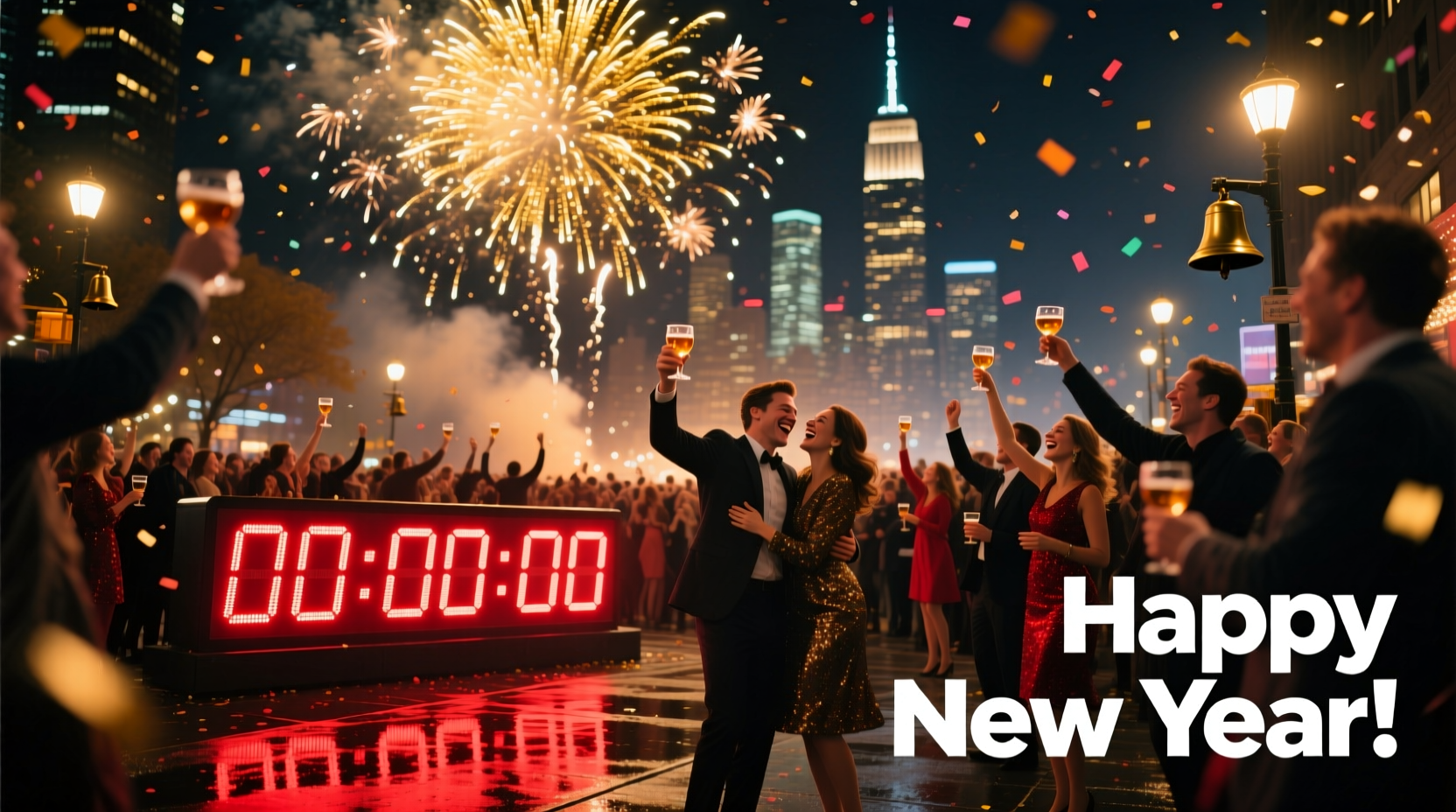 does new year start at 12 or 1