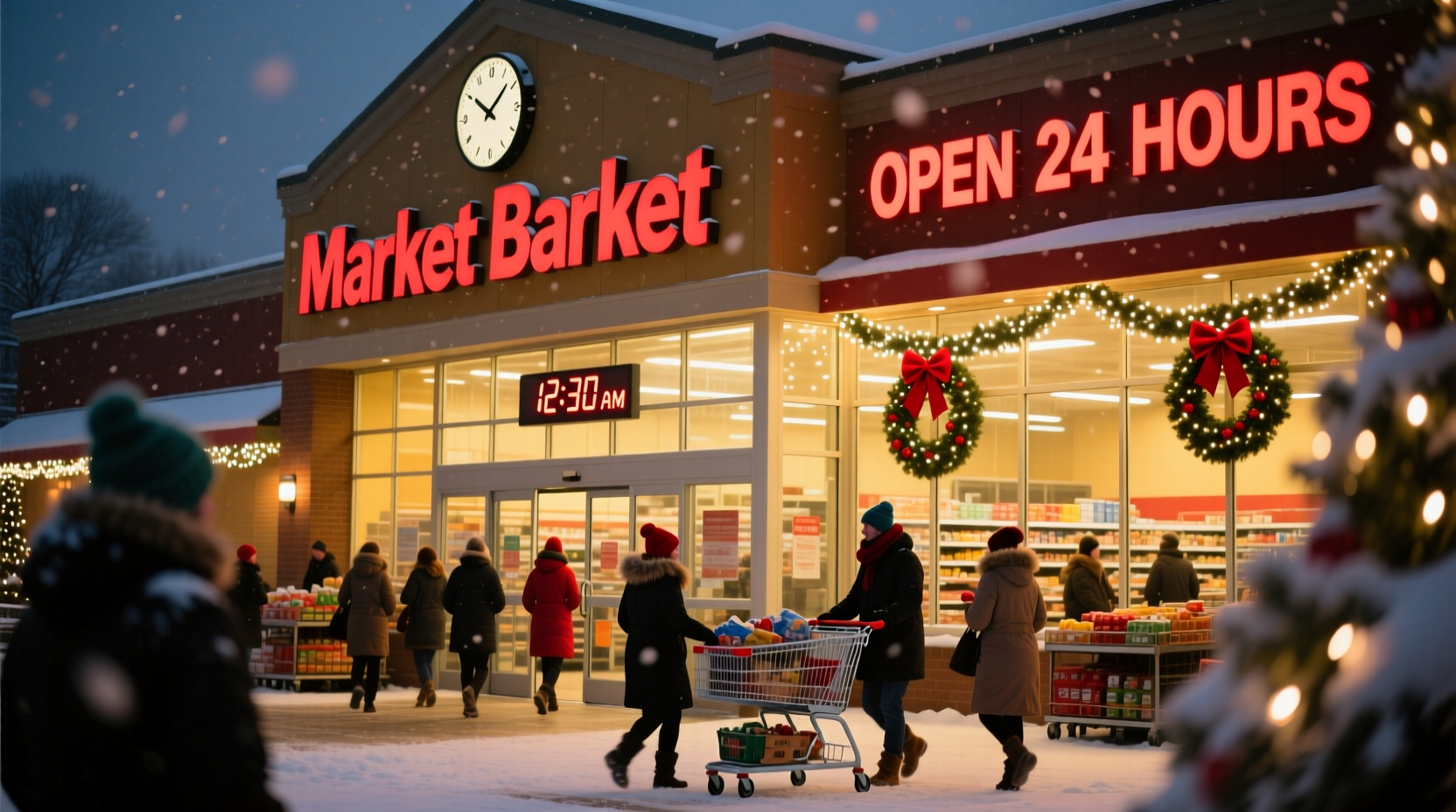 is market basket open on christmas eve