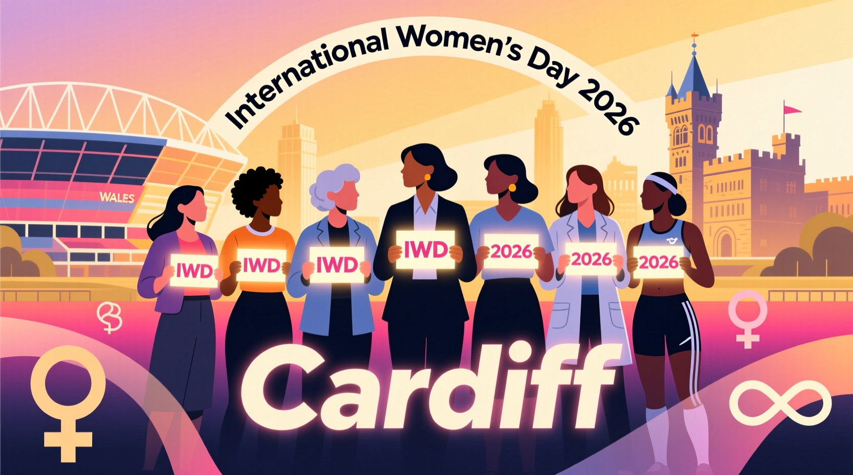 international womens day cardiff
