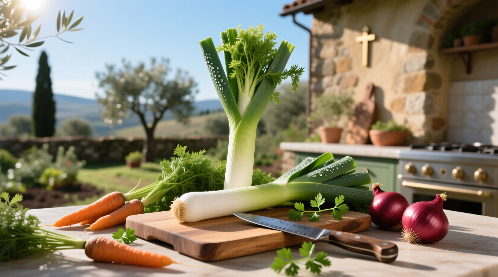 what is a vegetable leek