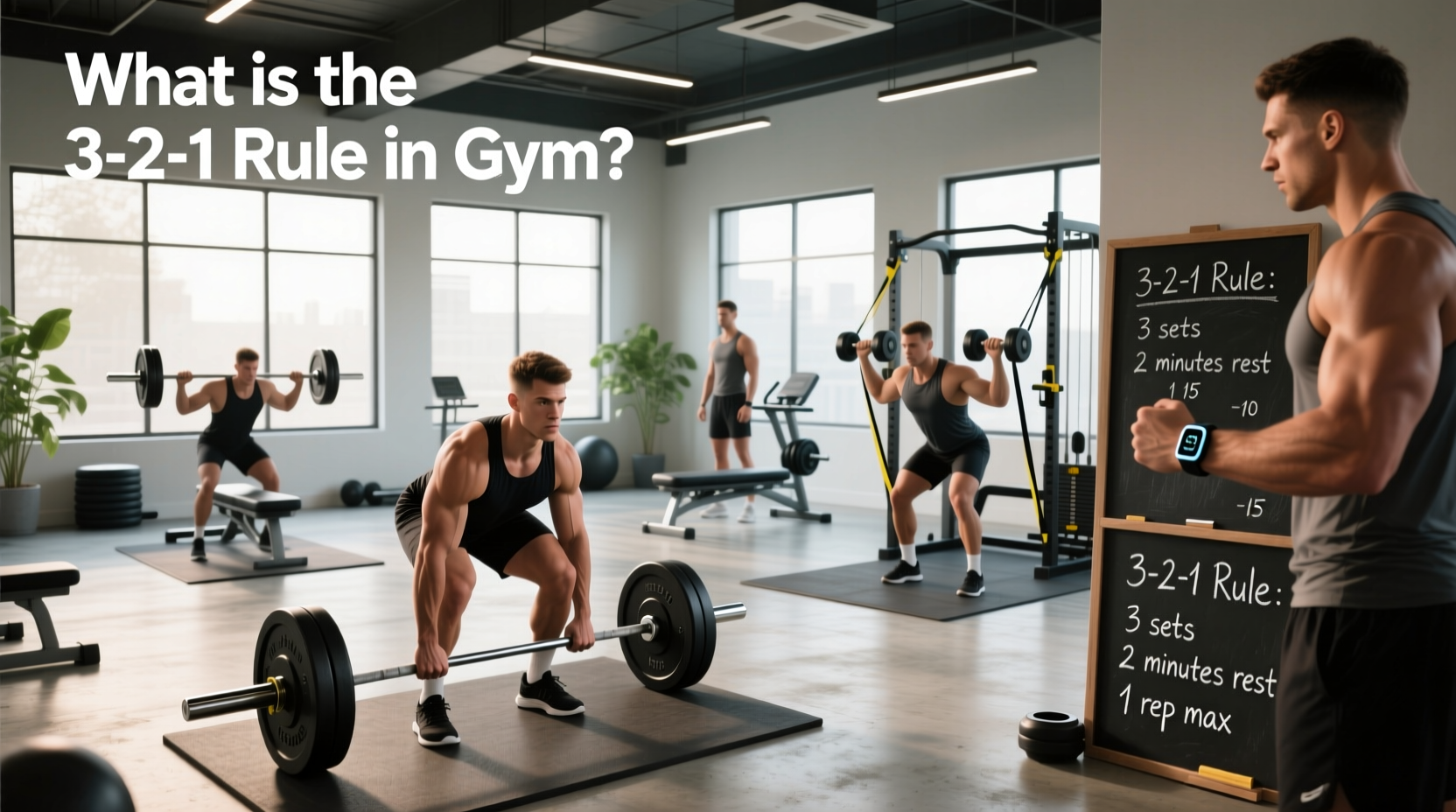 3 2 1 gym rule weekly strength guide