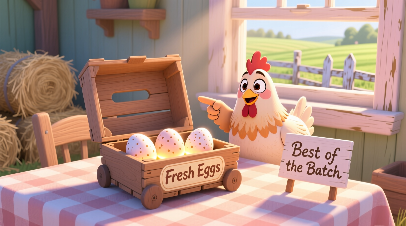 pick the carton with the freshest eggs by looking for t