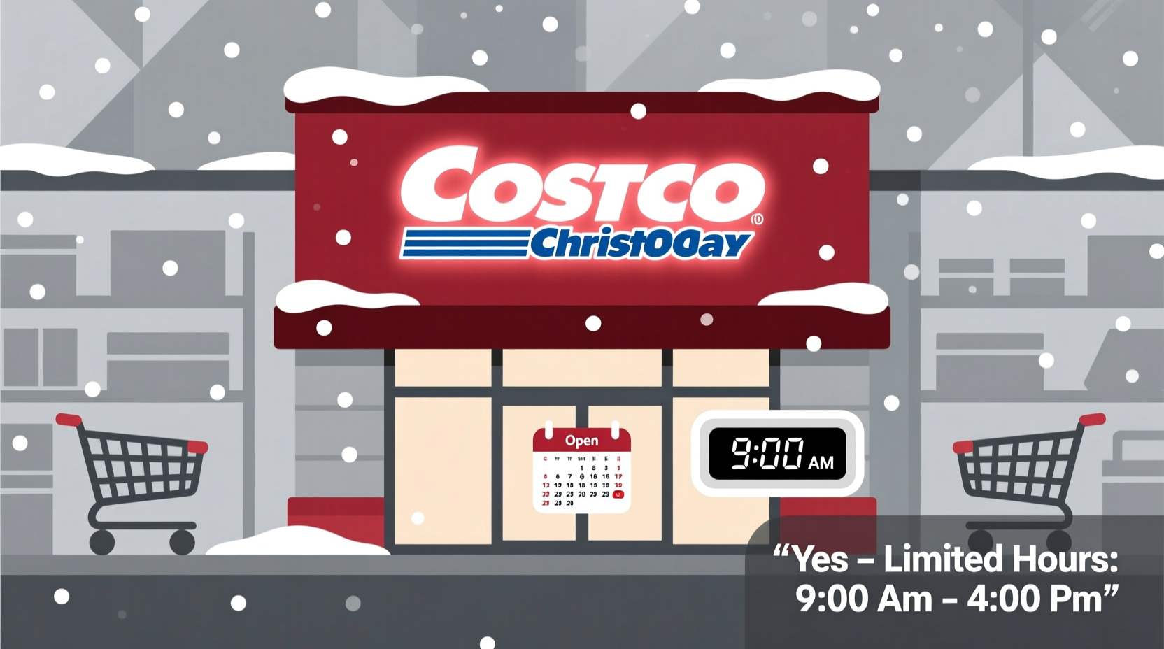 is costco open on christmas 2026
