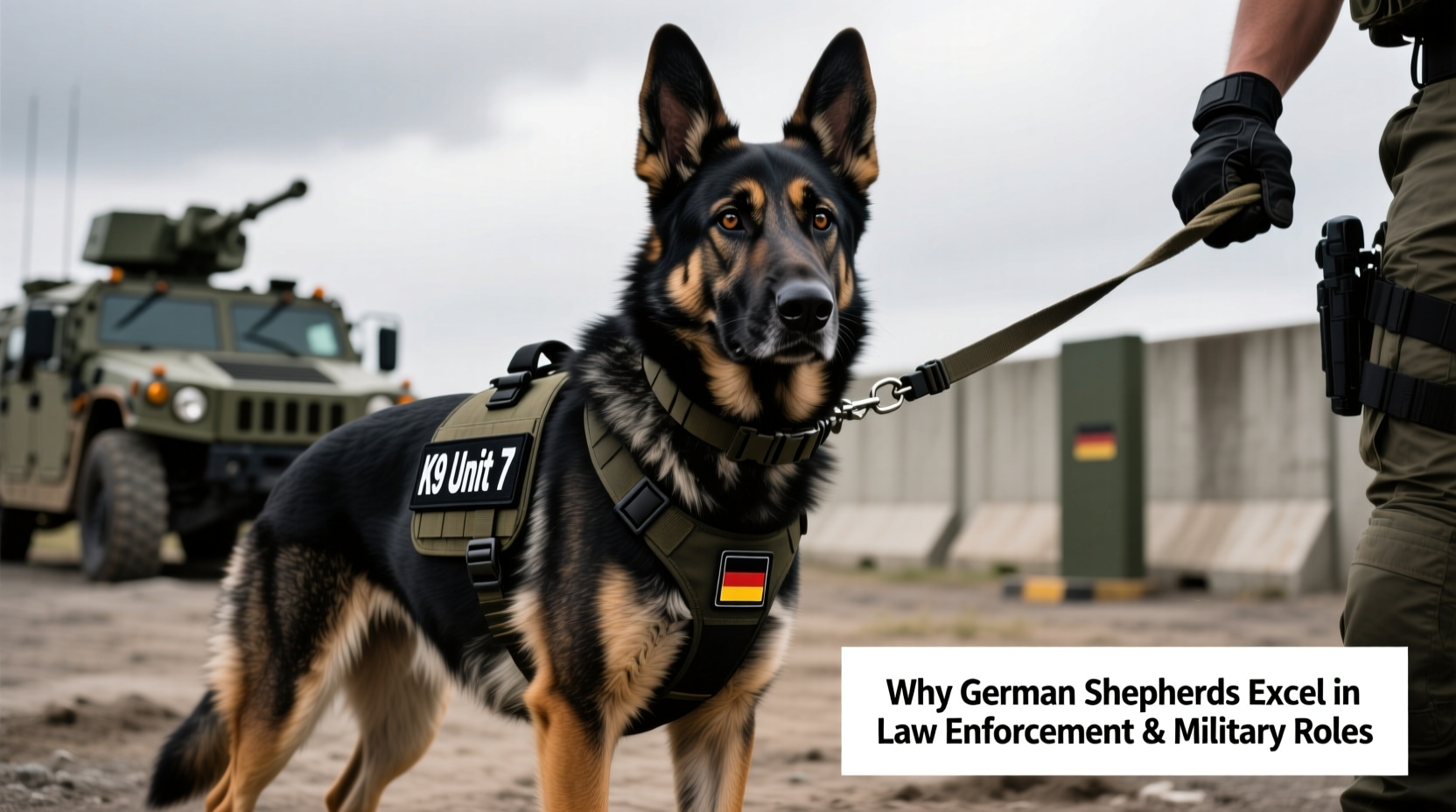 german shepherds why they excel as police and military dogs