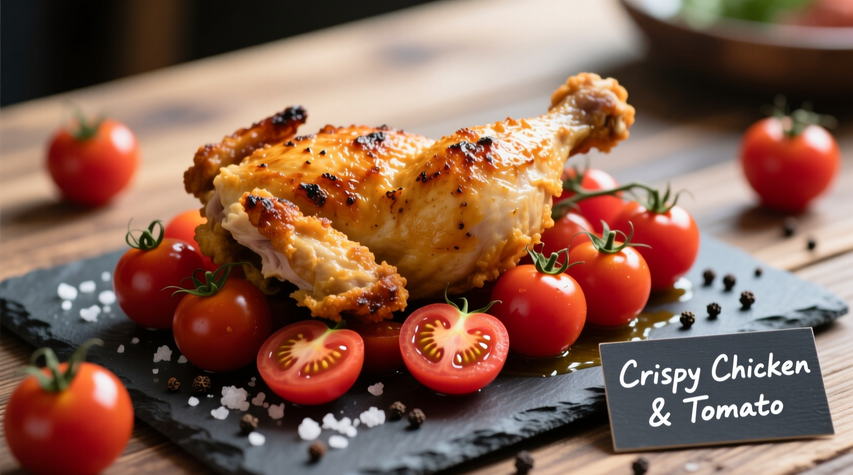 crispy chicken n tomato