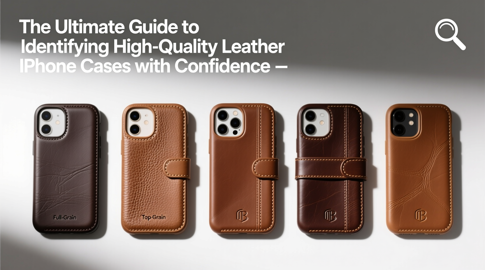 the ultimate guide to identifying high quality leather iphone cases with confidence