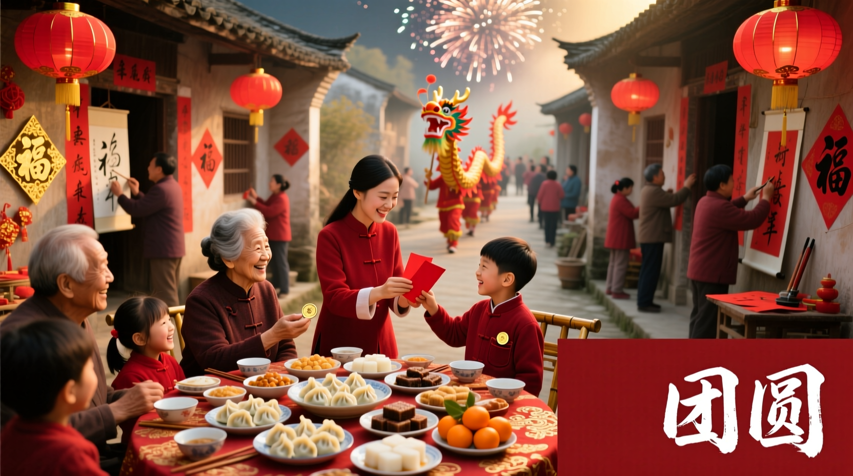 how does chinese new year bring people together