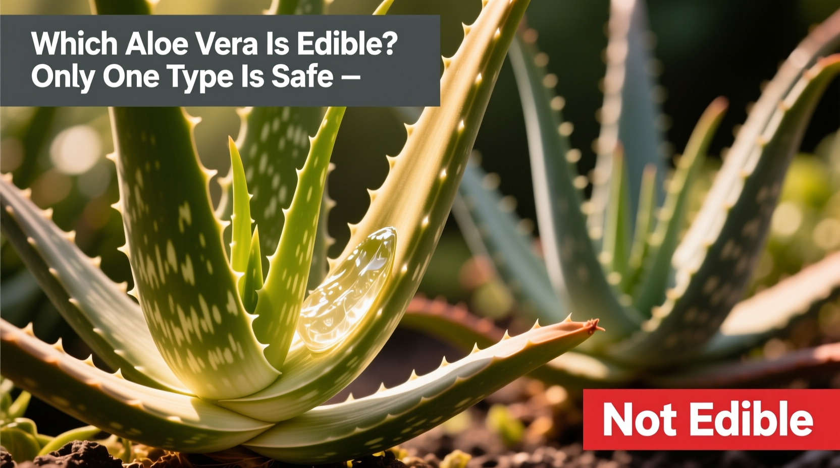 Which Aloe Vera Is Edible? Only One Type Is Safe
