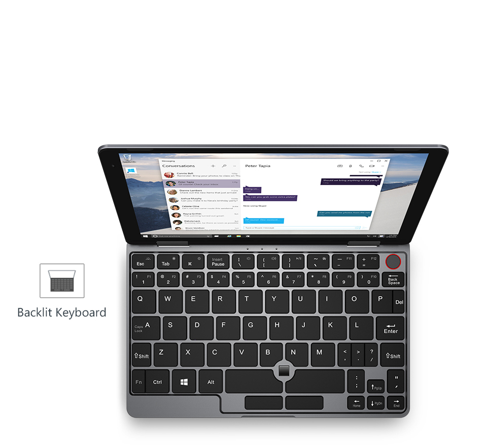 CHUWI MiniBook 8 Inch Laptop, 1920*1200 IPS Display, Intel Core