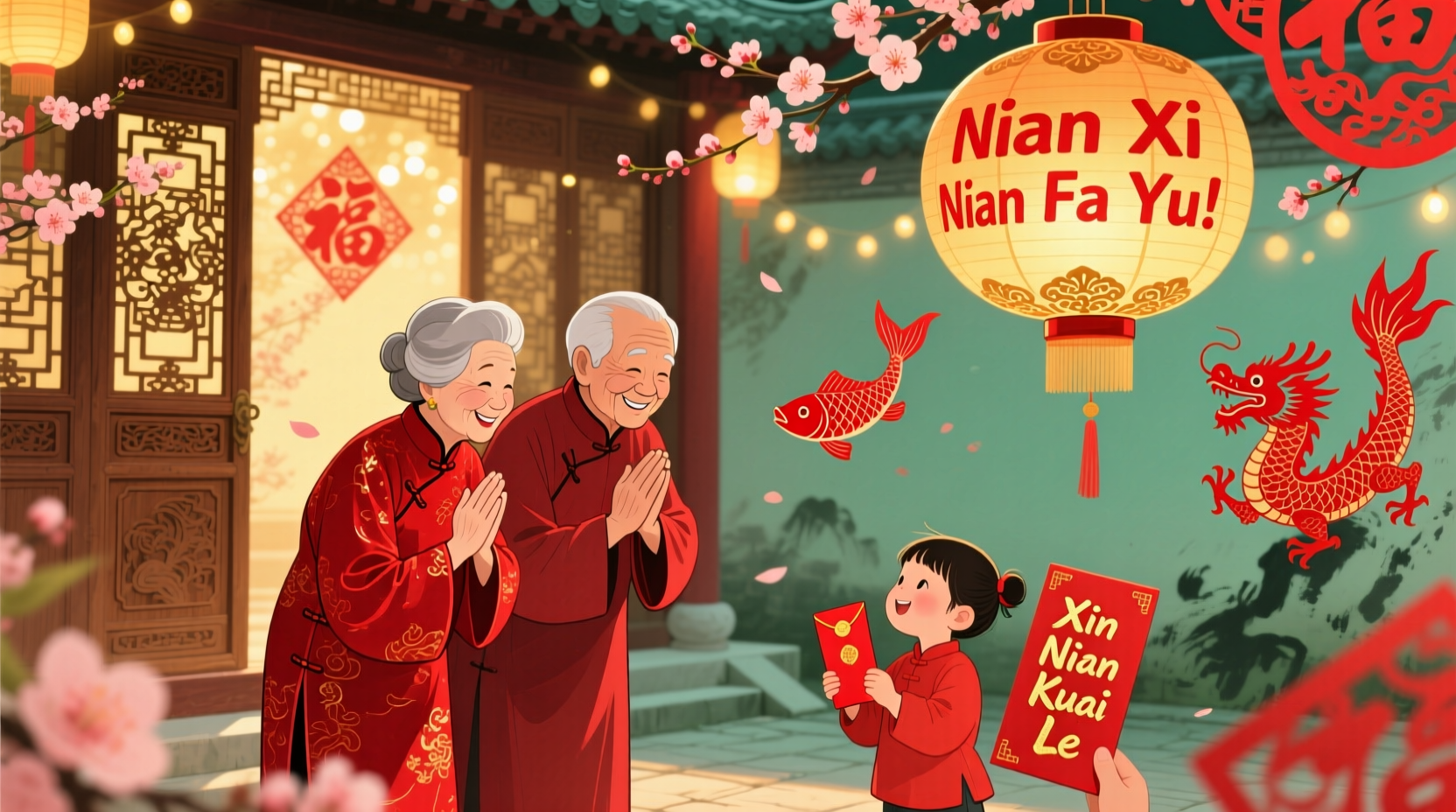 what do chinese people say when its chinese new year