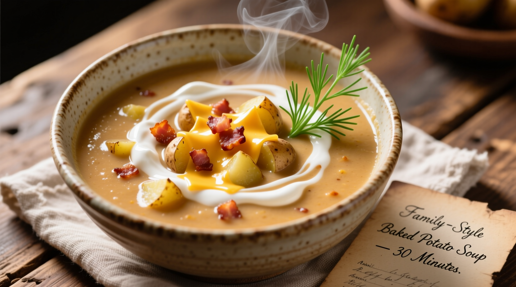 Perfect Loaded Baked Potato Soup Recipe in 30 Minutes
