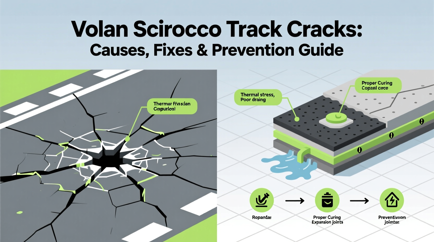 volan scirocco track cracks