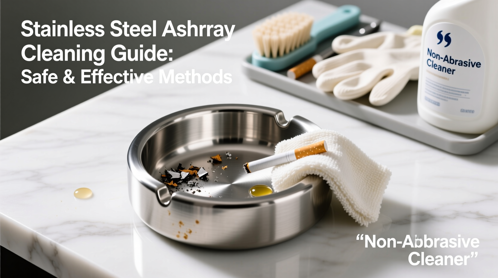 stainless ashtray cleaning guide