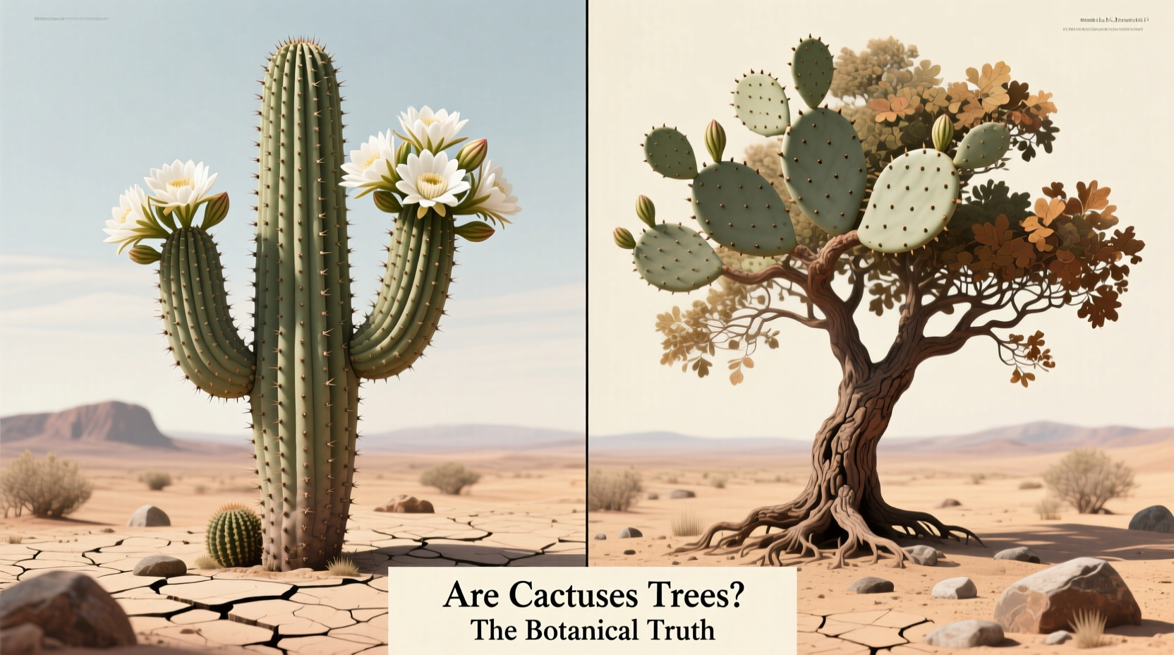 are cactuses trees