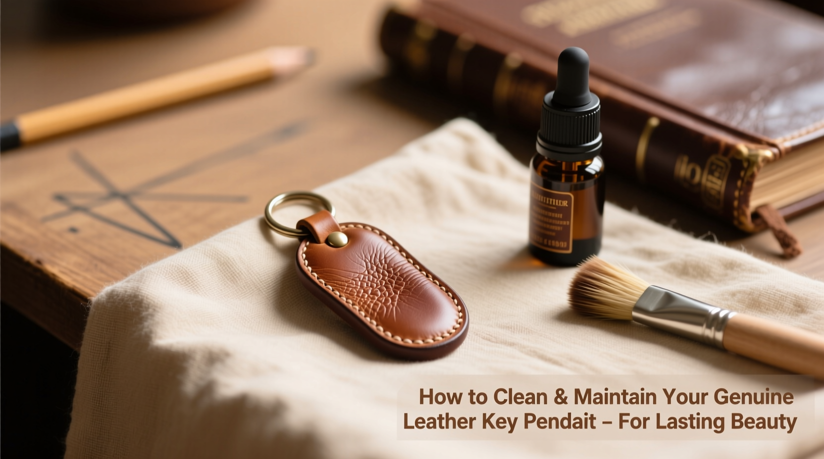 How To Properly Clean And Maintain Your Genuine Leather Key Pendant For ...