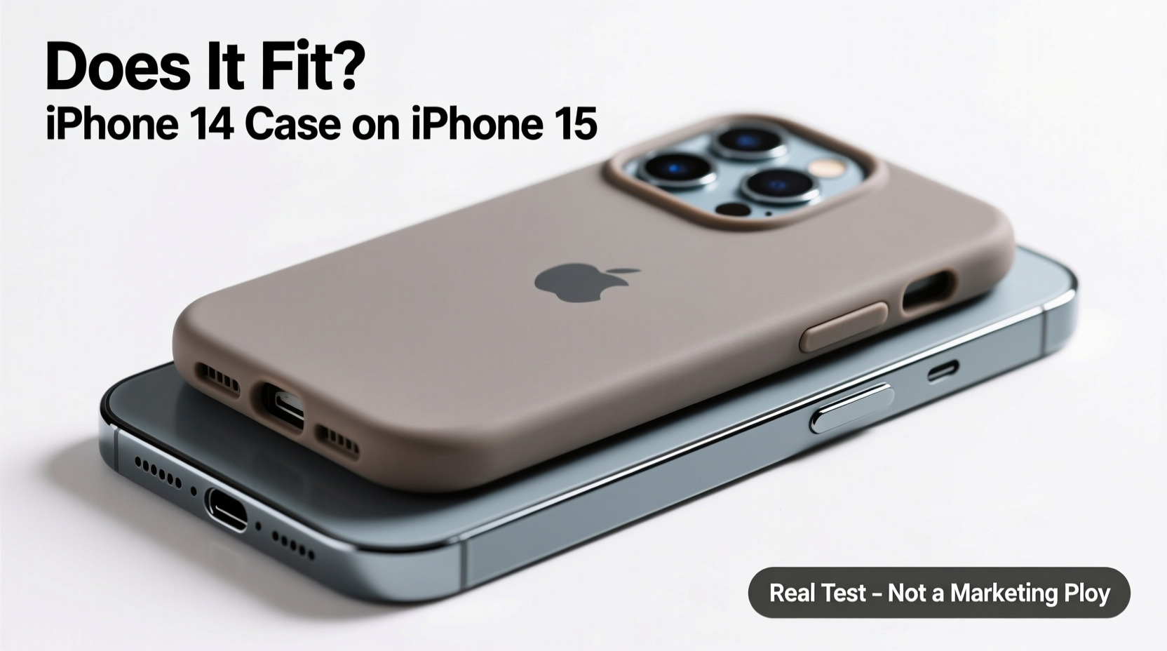 iphone 14 case on an iphone 15 does it really not fit or are they just trying to sell me a new case