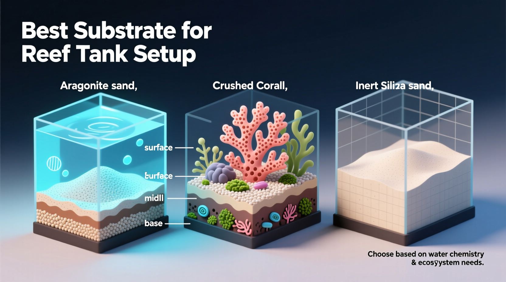 how to choose the best substrate for reef tank setup