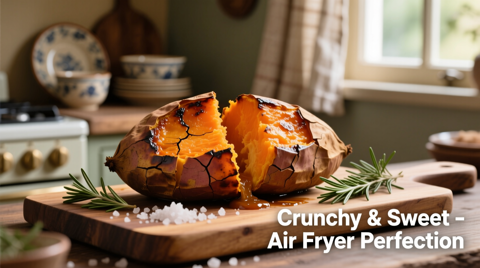 air fryer sweet potato