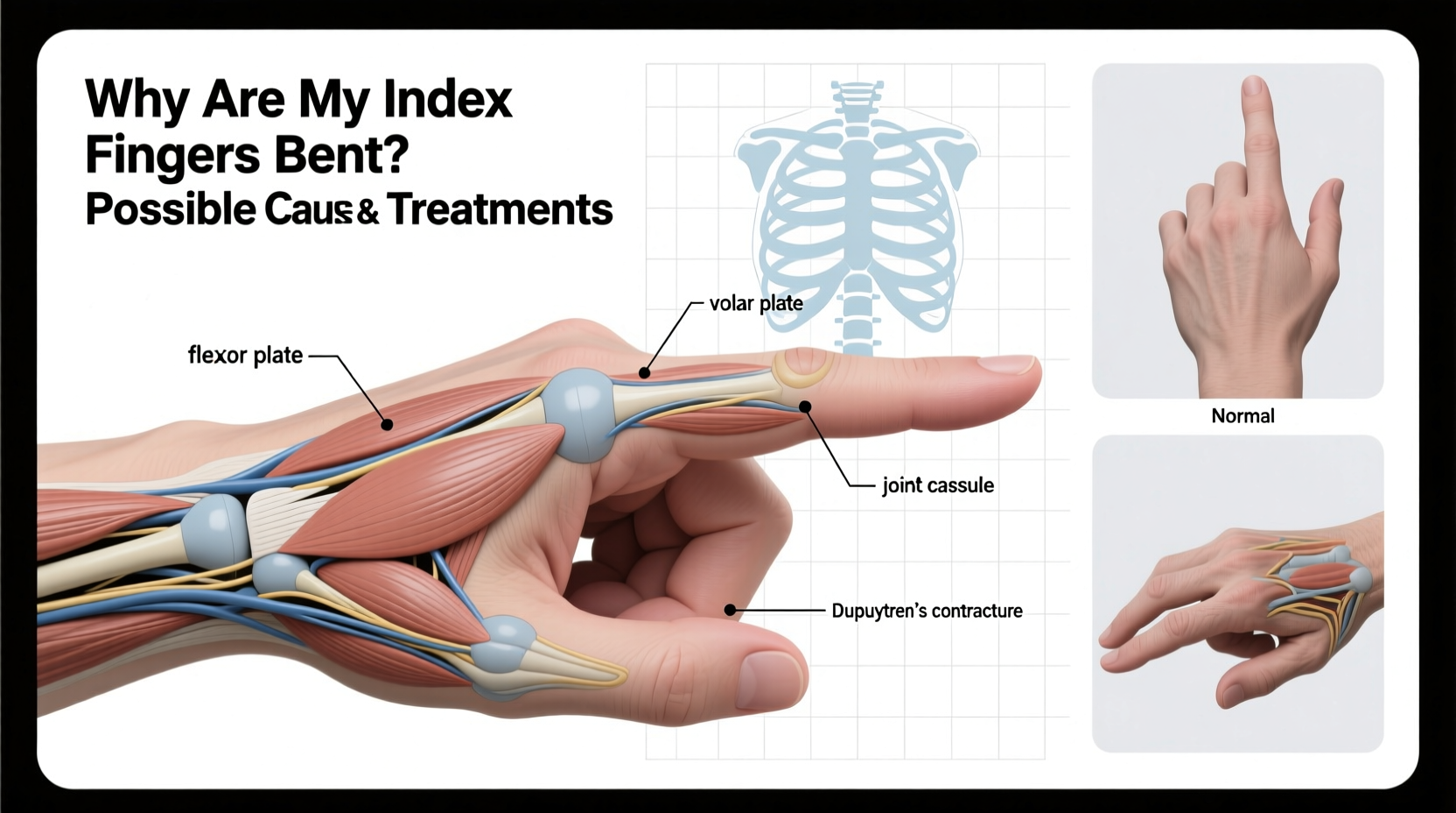 why are my index fingers bent possible causes treatments