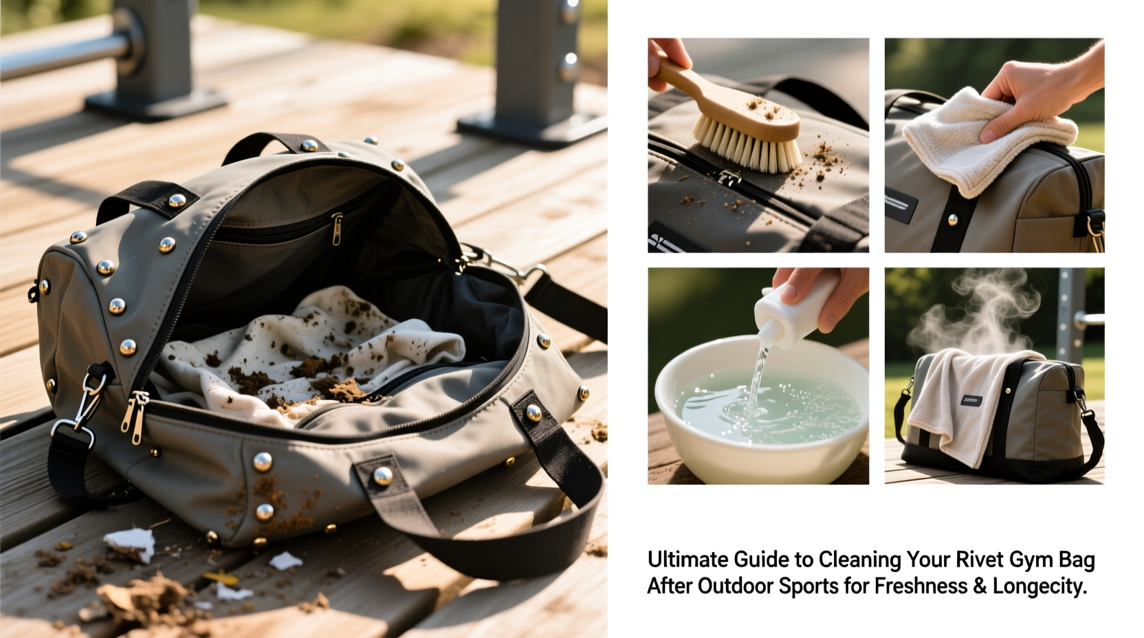 ultimate guide to cleaning your rivet gym bag after outdoor sports for freshness and longevity
