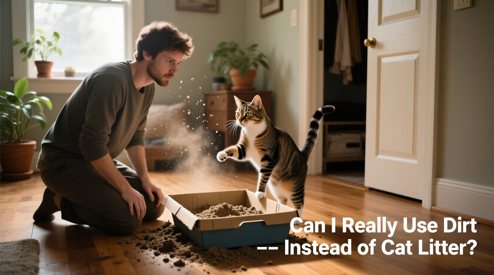 can i really use dirt instead of cat litter whats the worst that could happen