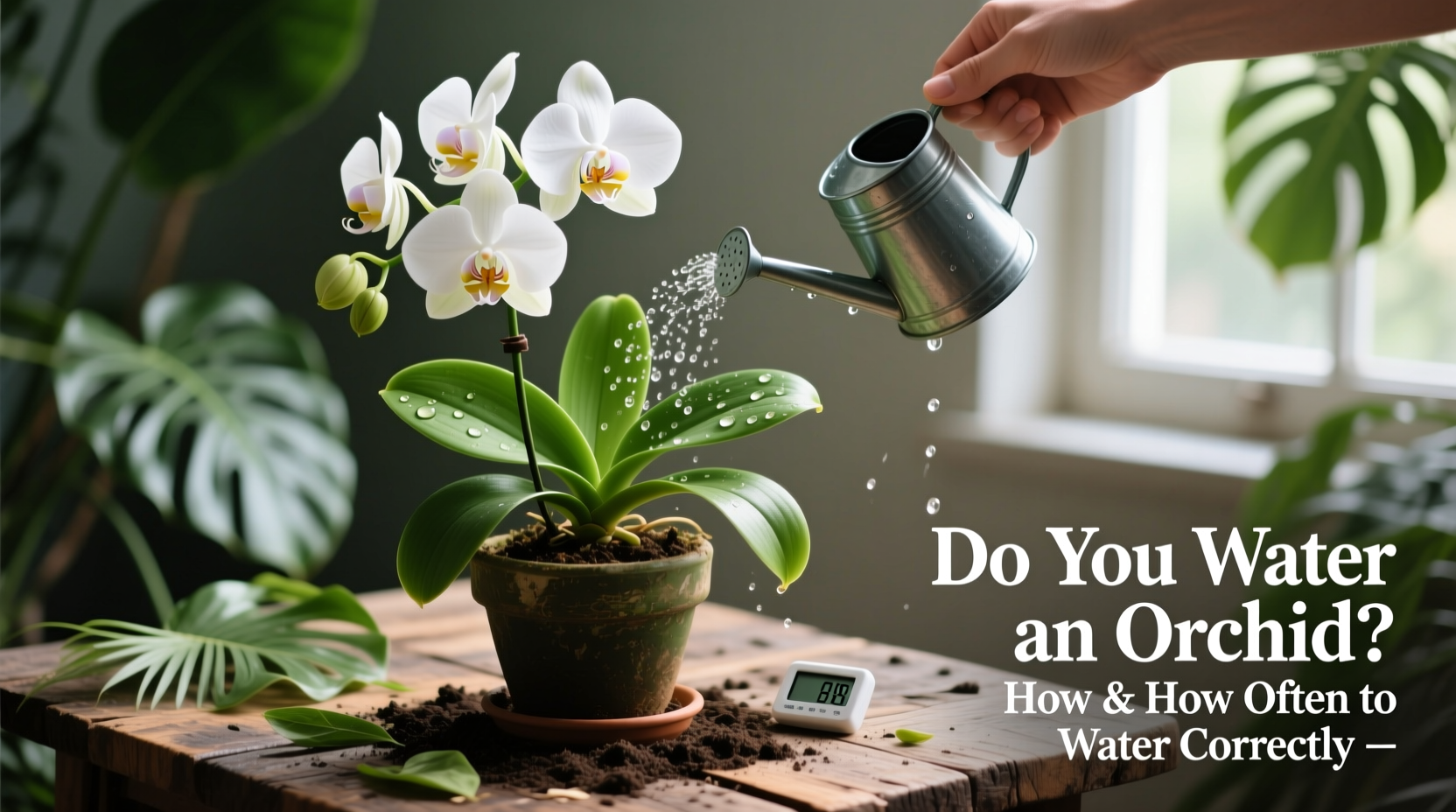 do you water an orchid