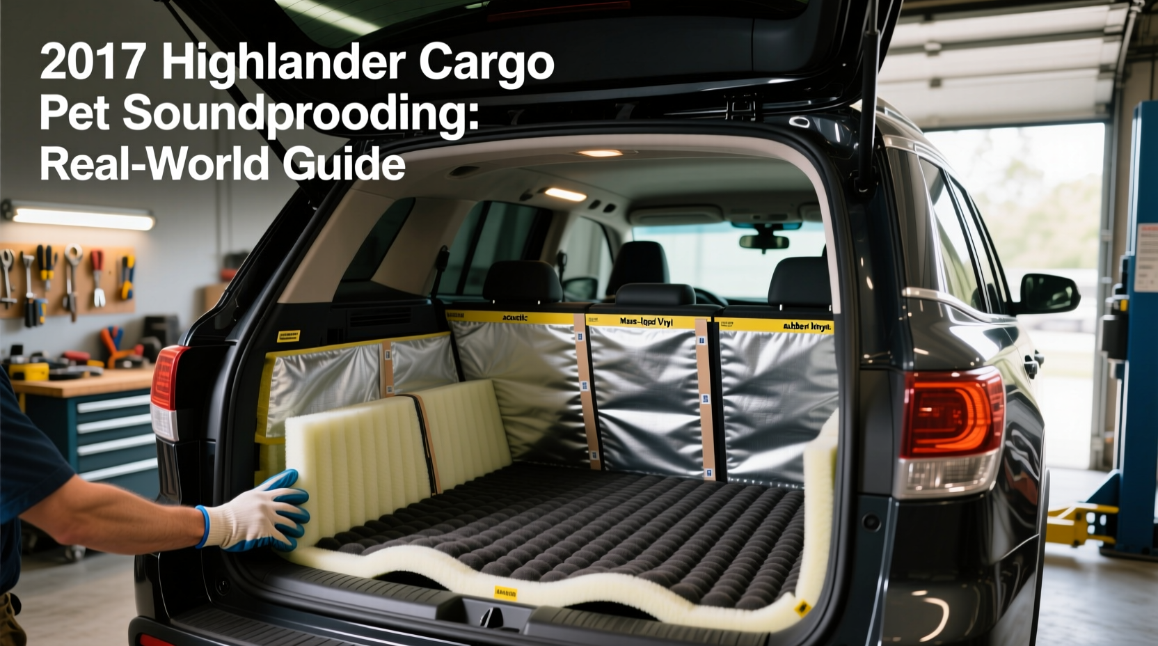 2017 highlander cargo pet soundproofing