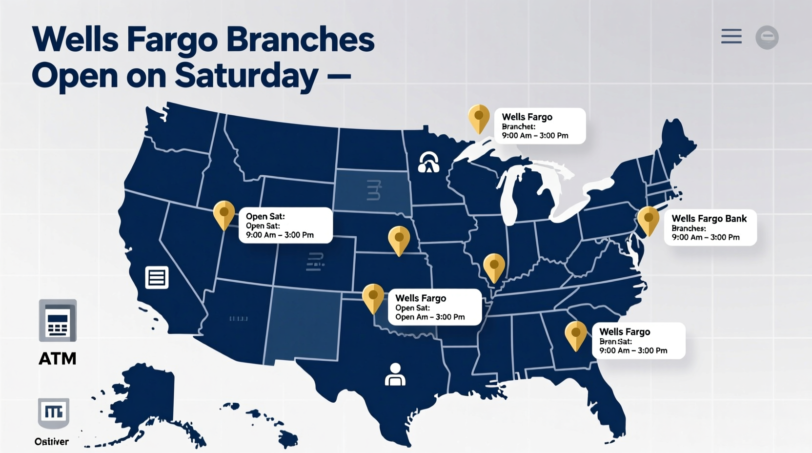 which wells fargo bank is open on saturday