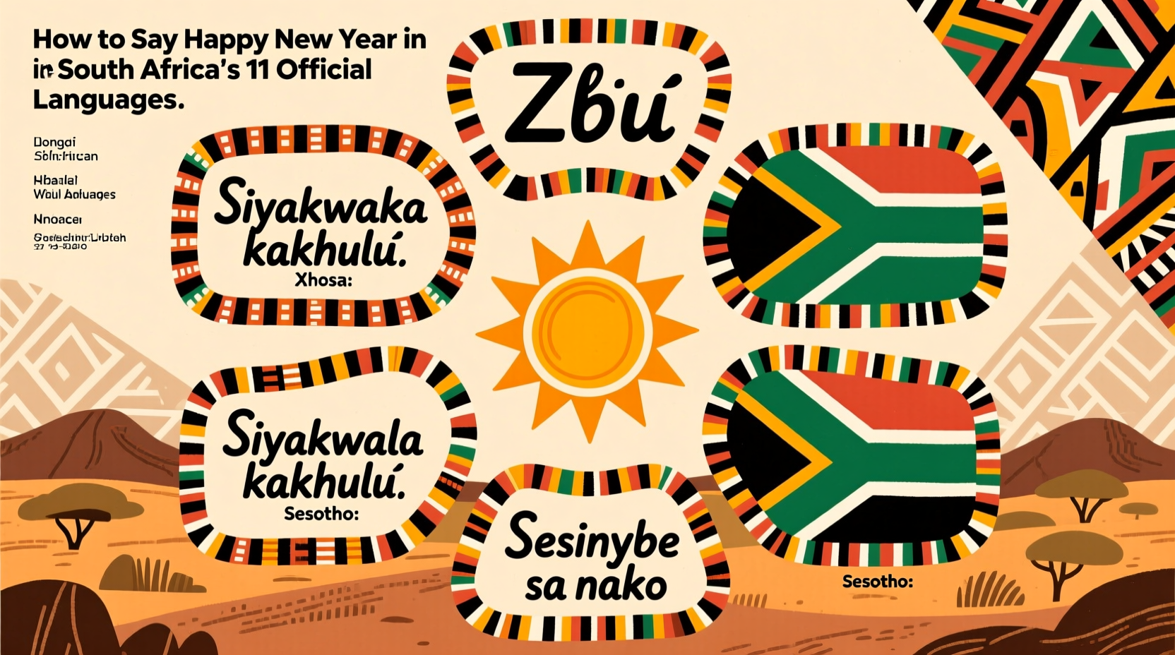 how do you say happy new year in south africa