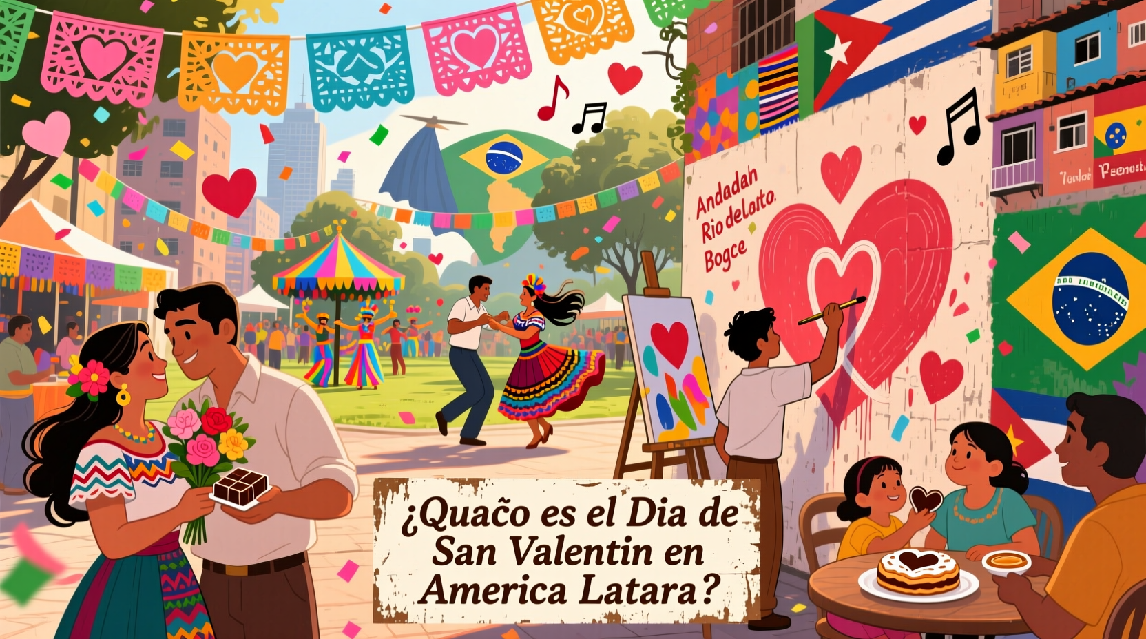 when is valentines day in latin america
