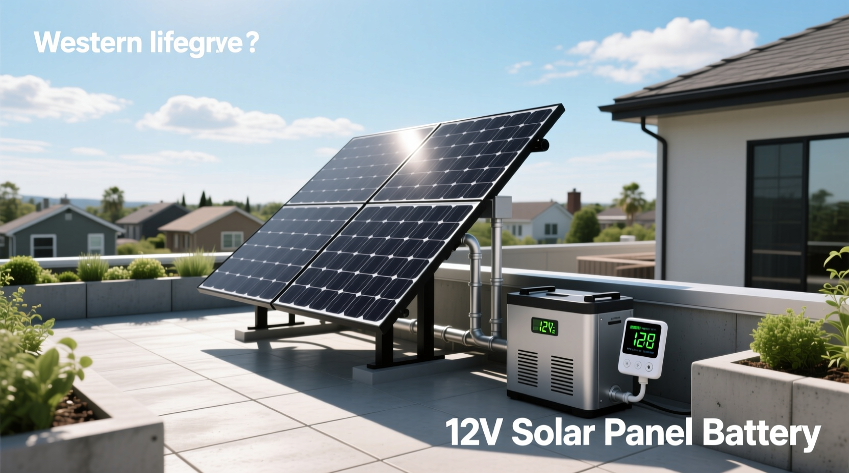 12v solar panel battery guide lifepo4 vs lead acid