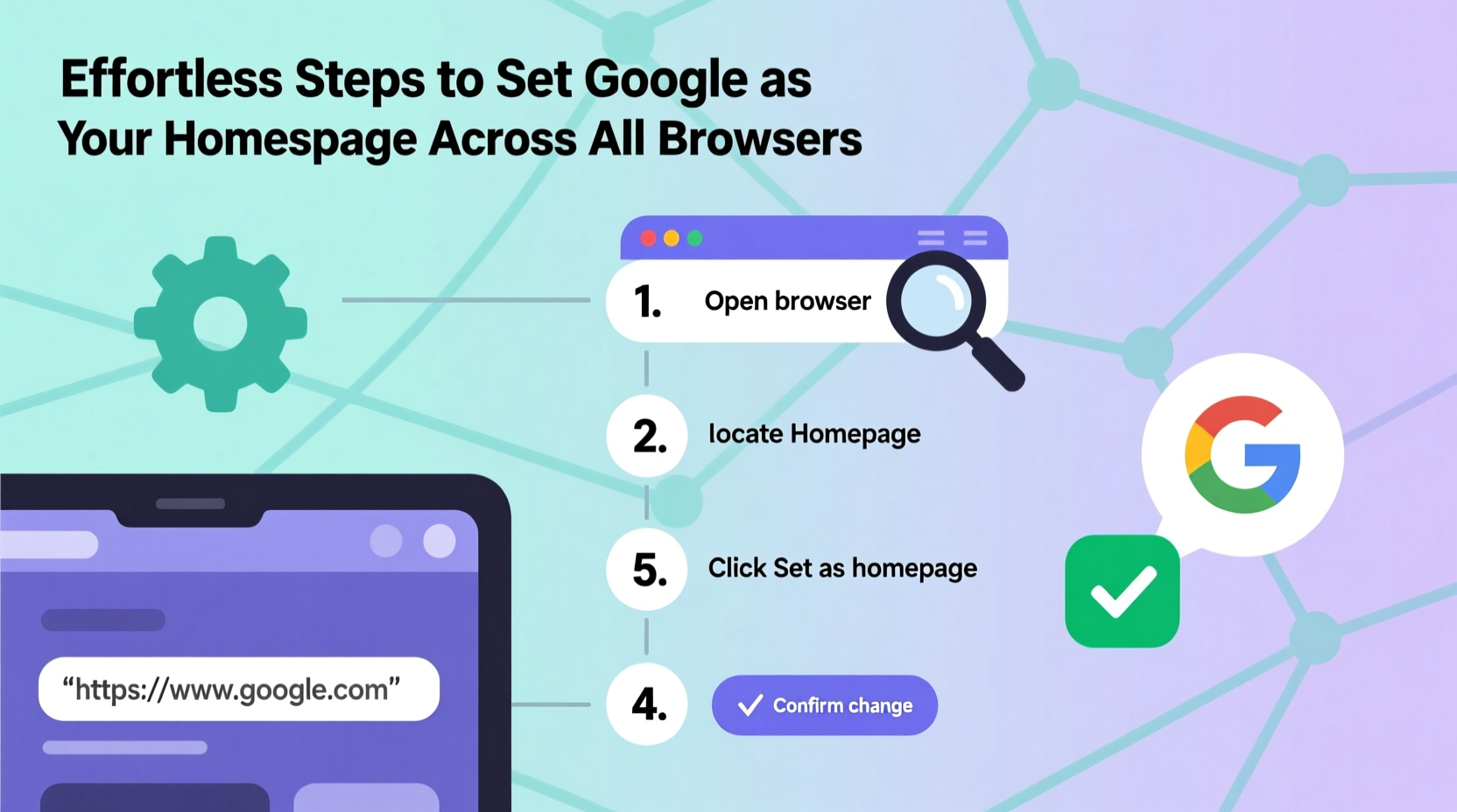 effortless steps to set google as your homepage across all browsers