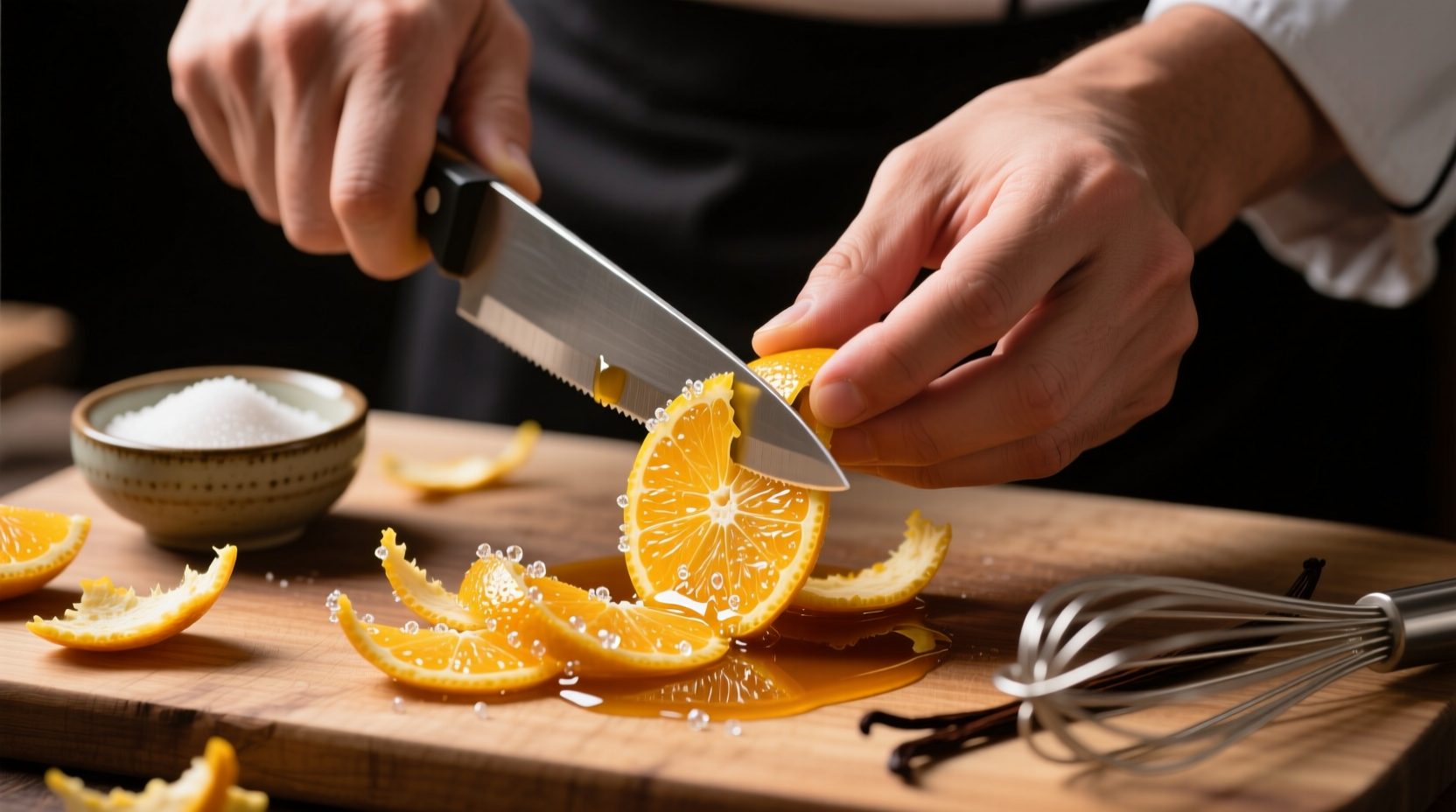 sweet technique how to candy citrus zest garnish citrus peel