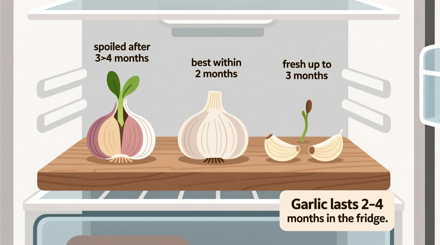 Garlic Fridge Lifespan: 3-6 Months for Whole Bulbs