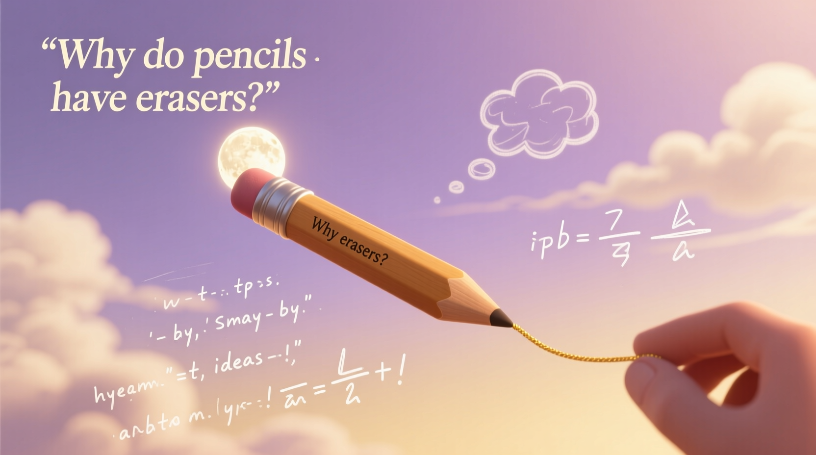 why pencils have erasers exploring the nobodys perfect quote