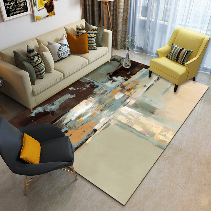 Hot sale 3D printing non slip machine made airport corridor  floor carpets for livingroom